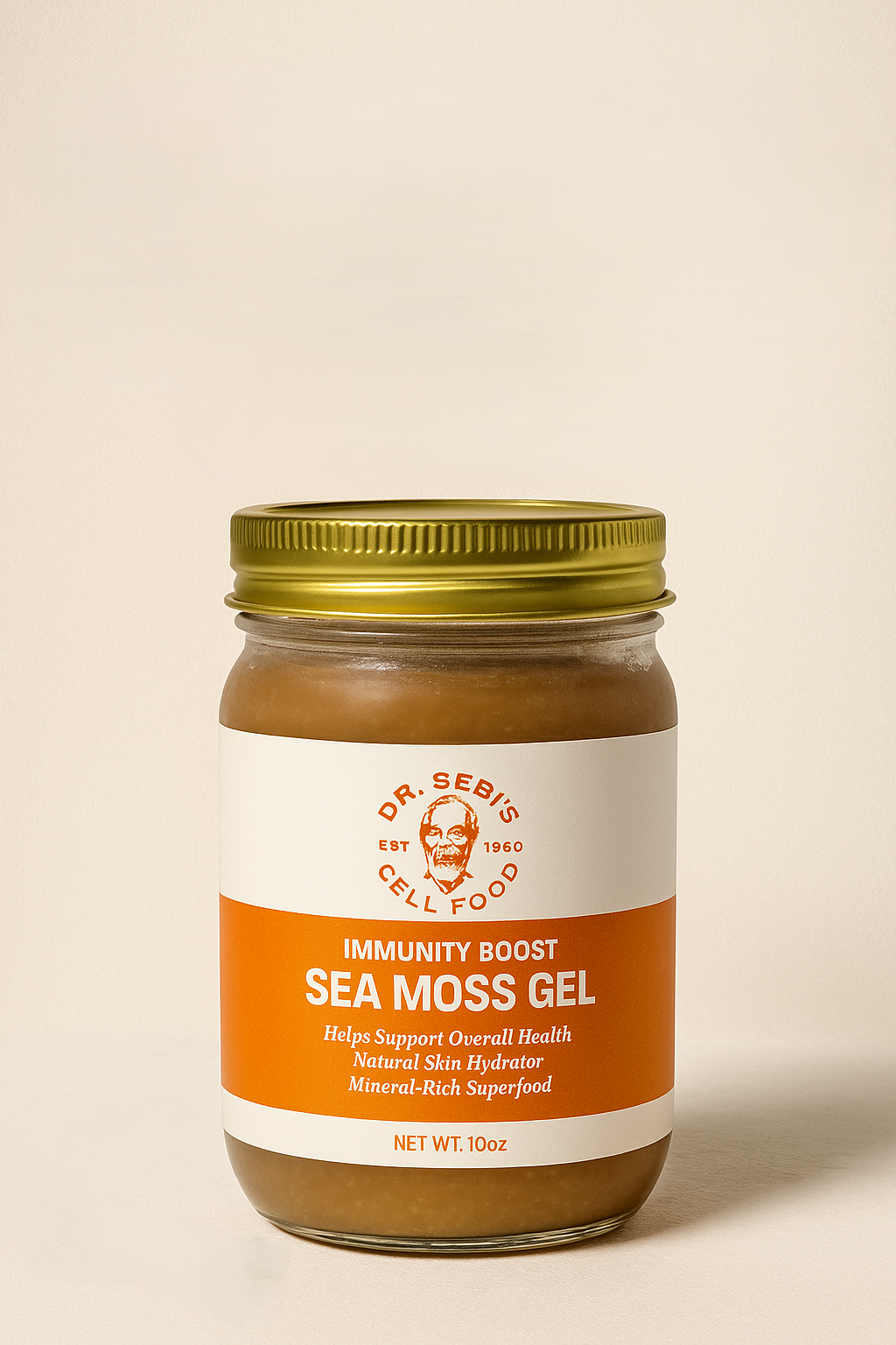 Dr Sebi sea moss gel jar